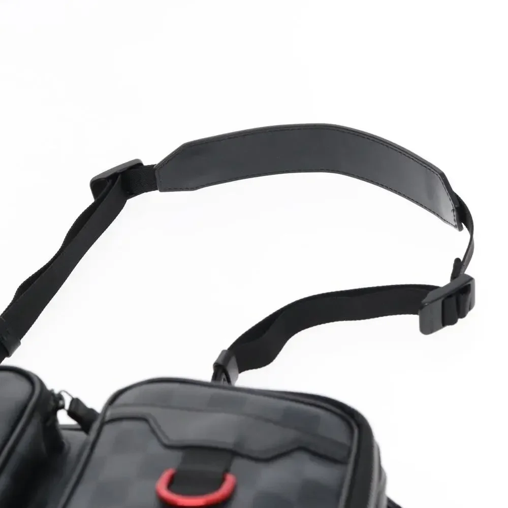 Louis Vuitton Damier Graphite Grafitte Utility Messenger Shoulder Bag Black